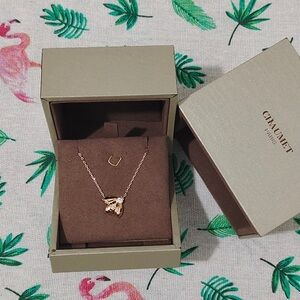 CHAUMET Bee 18K Gold Diamond Necklace